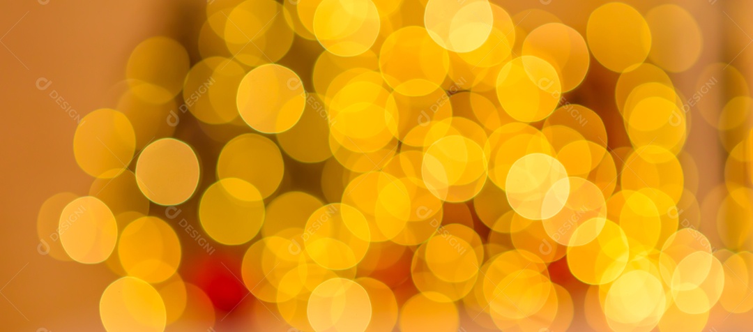 Design festivo de desfocagem de Natal, luzes de guirlanda desfocadas