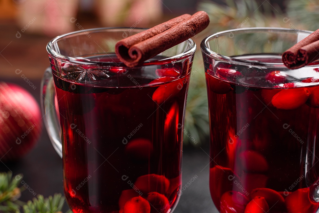 Vinho quente para o inverno e Natal com especiarias diversas.