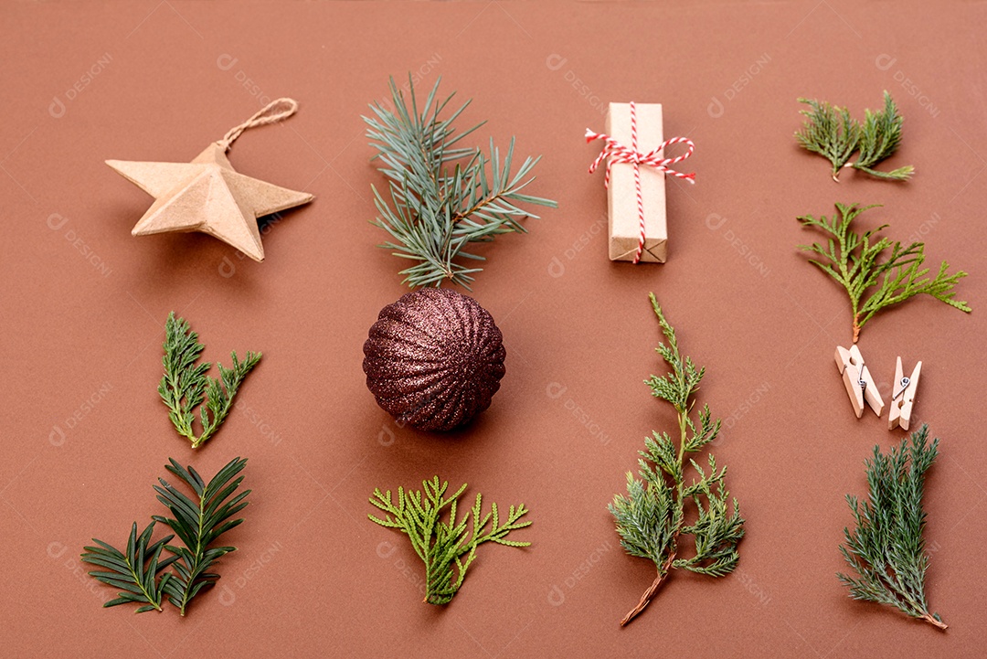 Fundo decorativo colorido brilhante de Natal