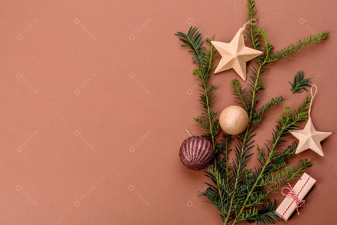 Fundo decorativo colorido brilhante de Natal