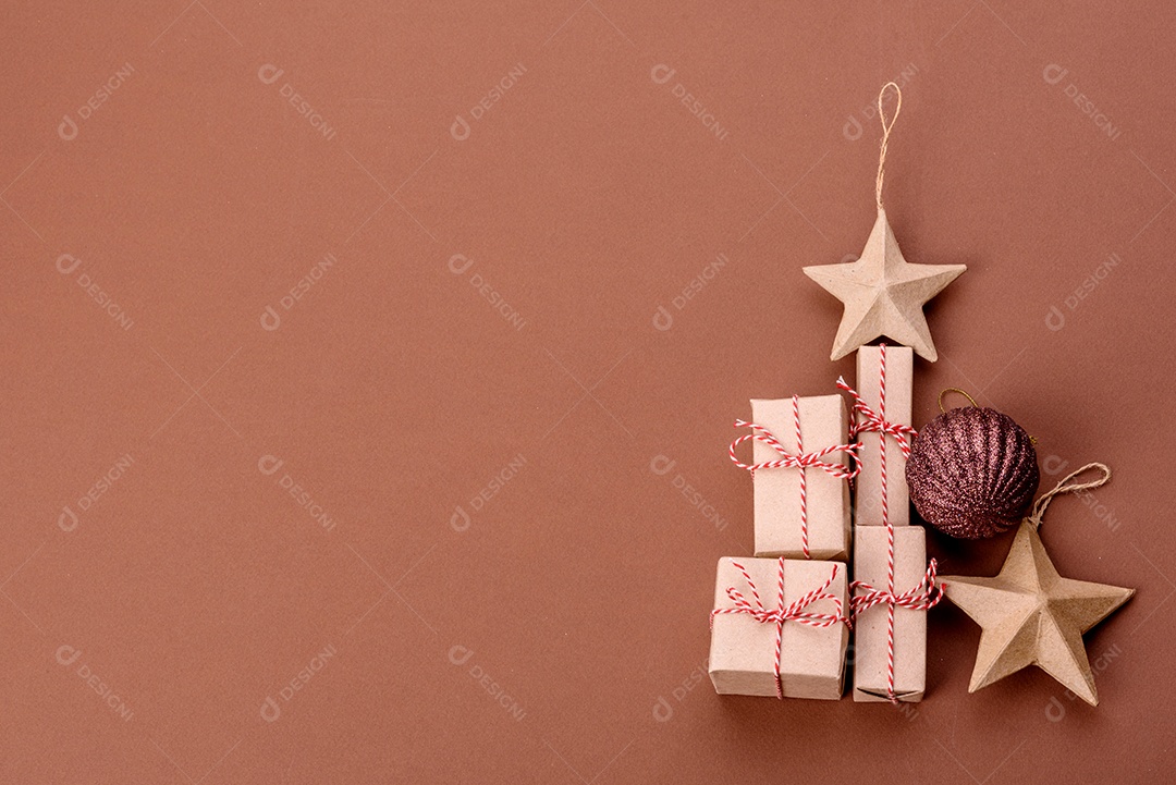 Fundo decorativo colorido brilhante de Natal