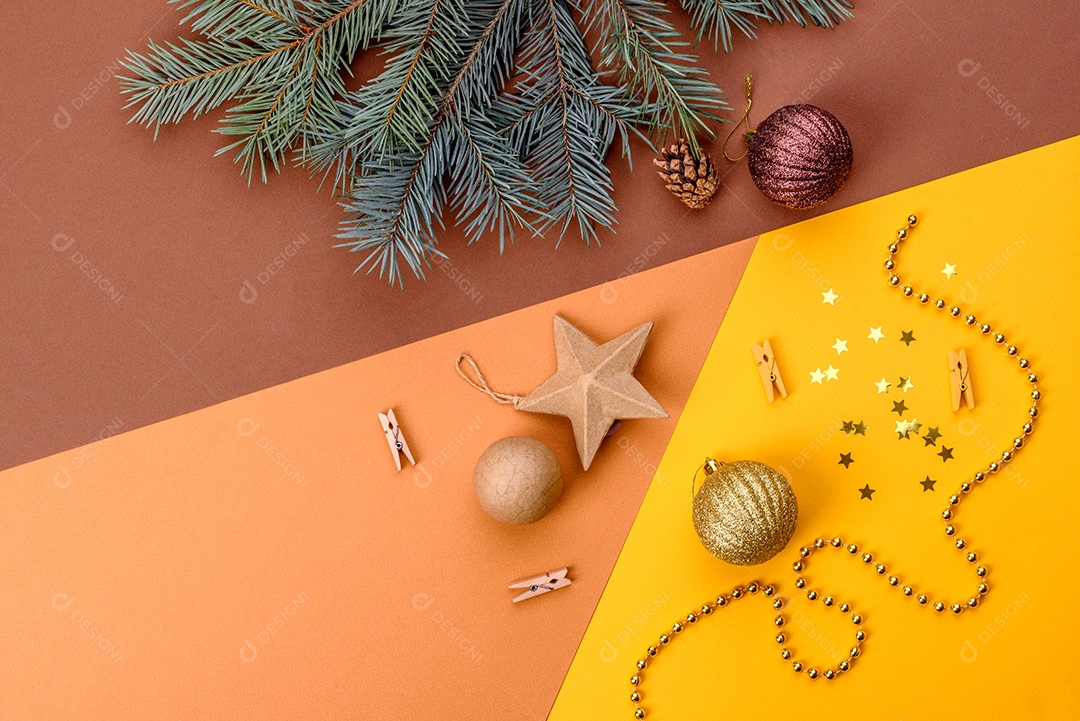 Fundo decorativo colorido brilhante de Natal