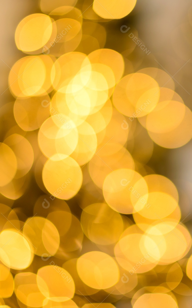 Design festivo de desfocagem de Natal, luzes de guirlanda desfocadas, efeito bokeh.