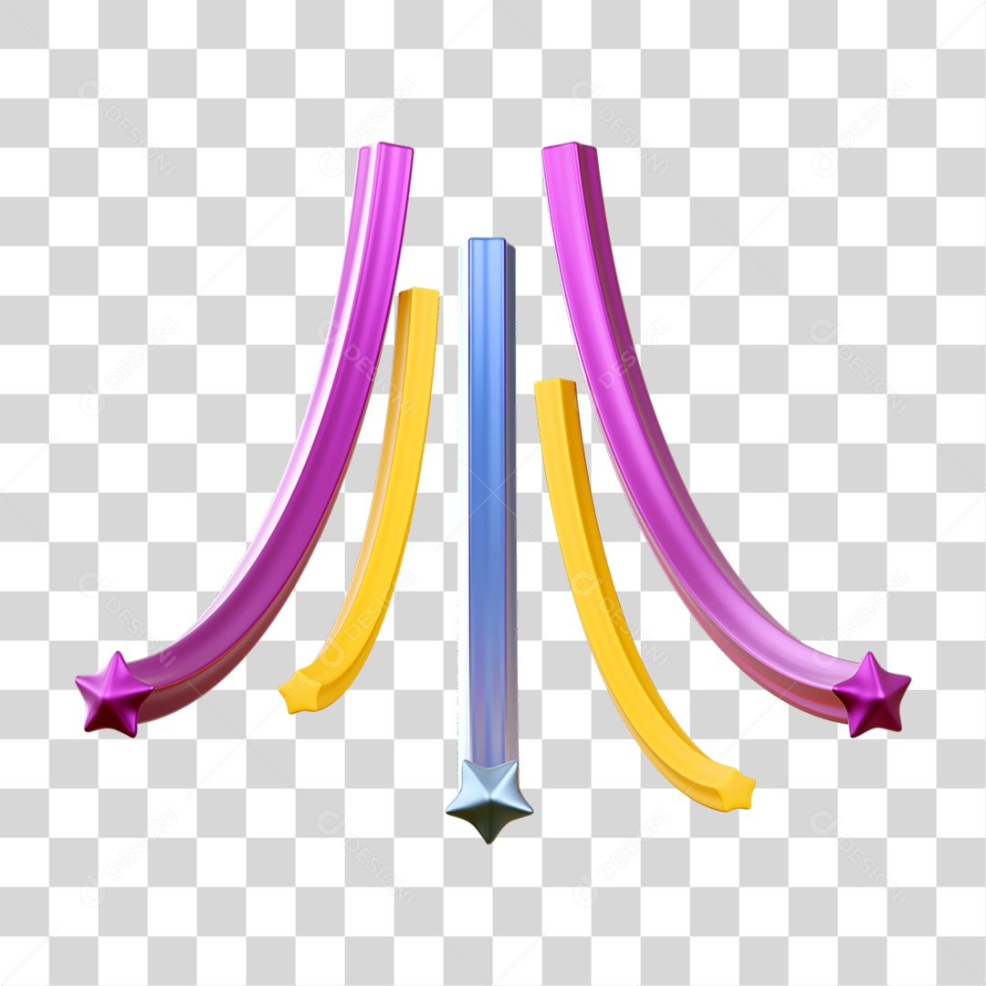 Fitas Enfeites Confetes Decorações Carnaval PNG Transparente