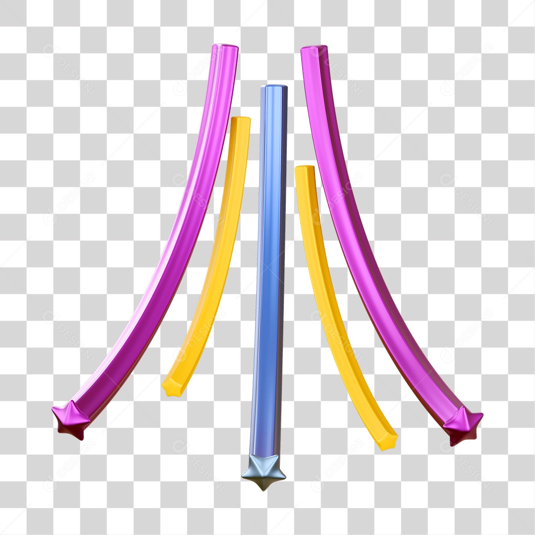 Fitas Enfeites Confetes Decorações Carnaval PNG Transparente