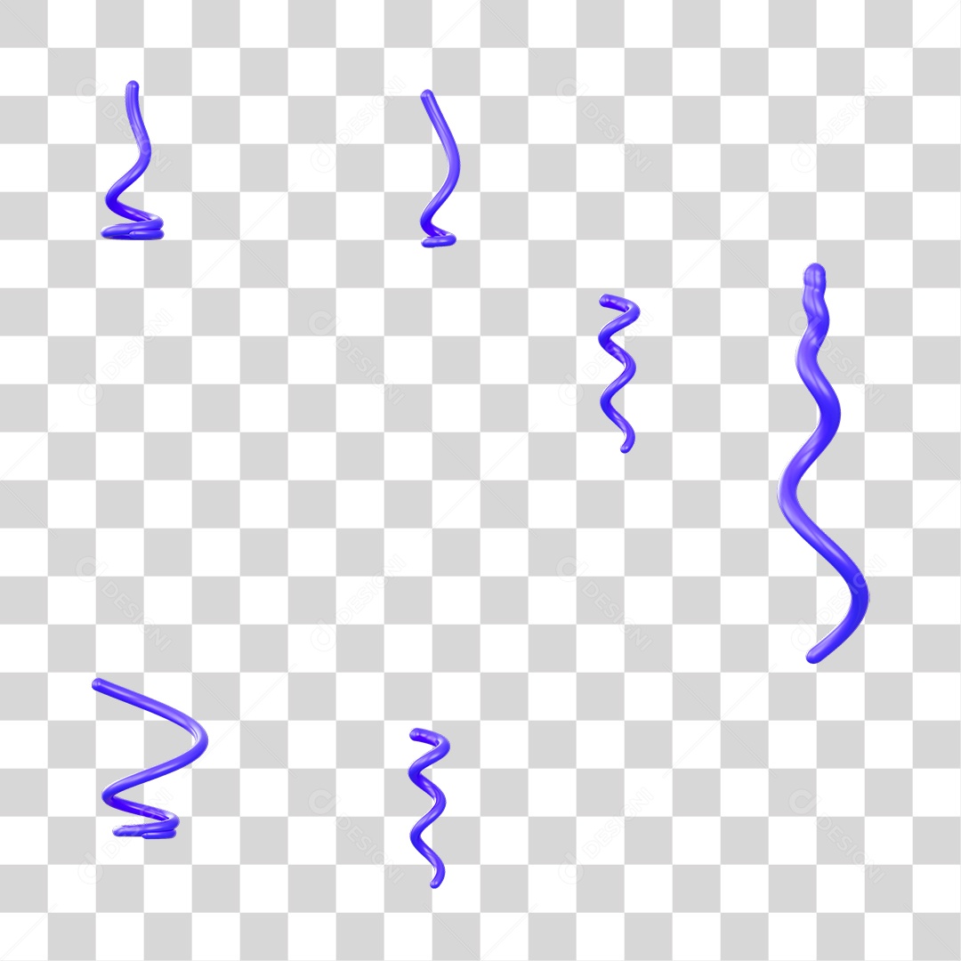 Fitas Enfeites Confetes Decorações Carnaval PNG Transparente