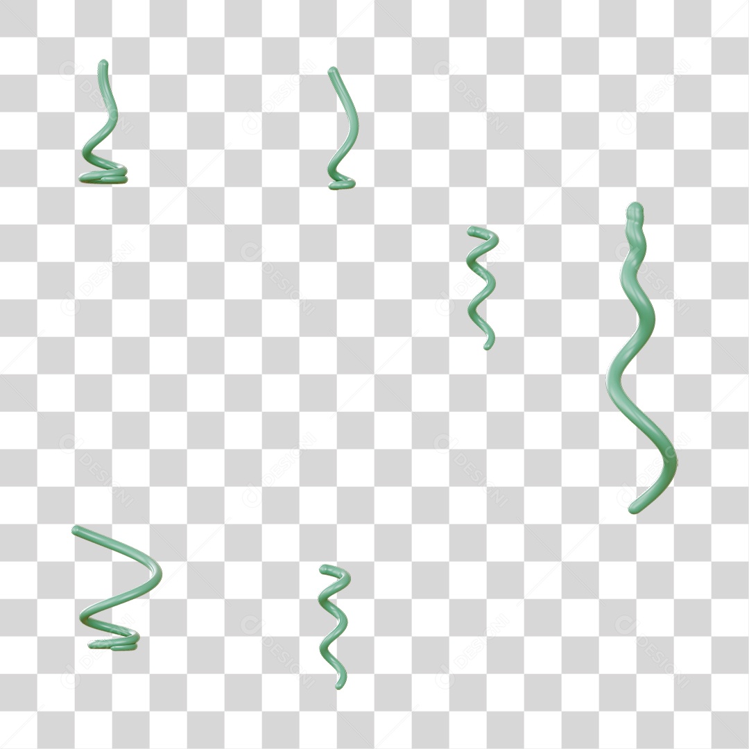 Fitas Enfeites Confetes Decorações Carnaval PNG Transparente