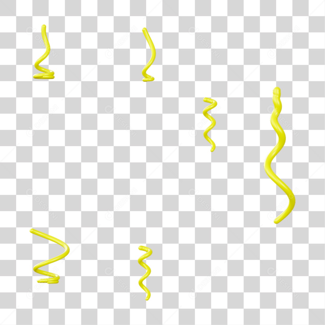 Fitas Enfeites Confetes Decorações Carnaval PNG Transparente