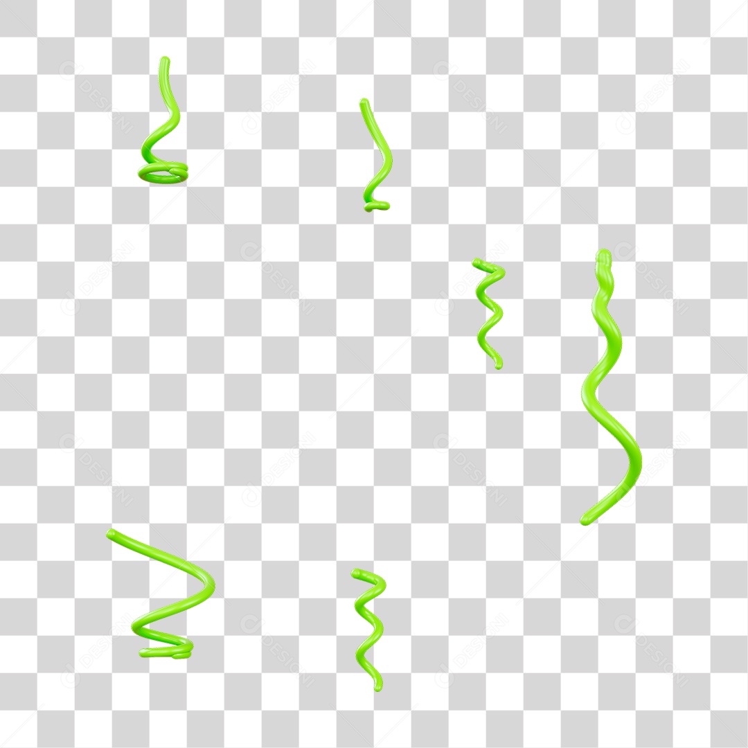 Fitas Enfeites Confetes Decorações Carnaval PNG Transparente