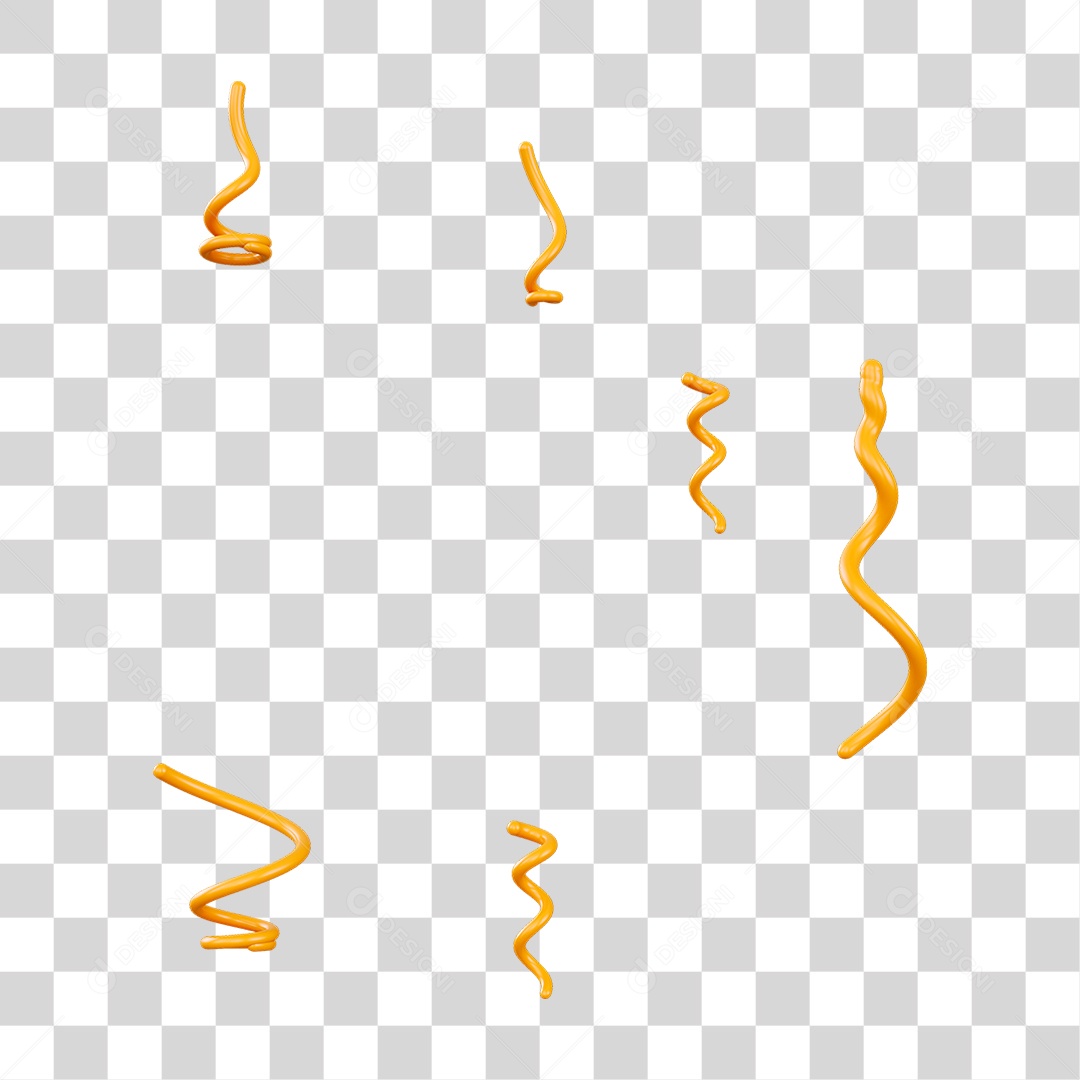 Fitas Enfeites Confetes Decorações Carnaval PNG Transparente