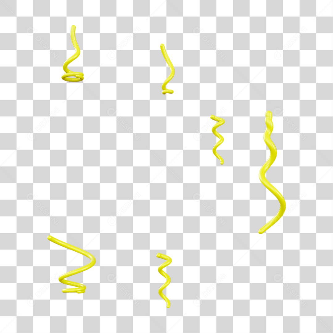 Fitas Enfeites Confetes Decorações Carnaval PNG Transparente