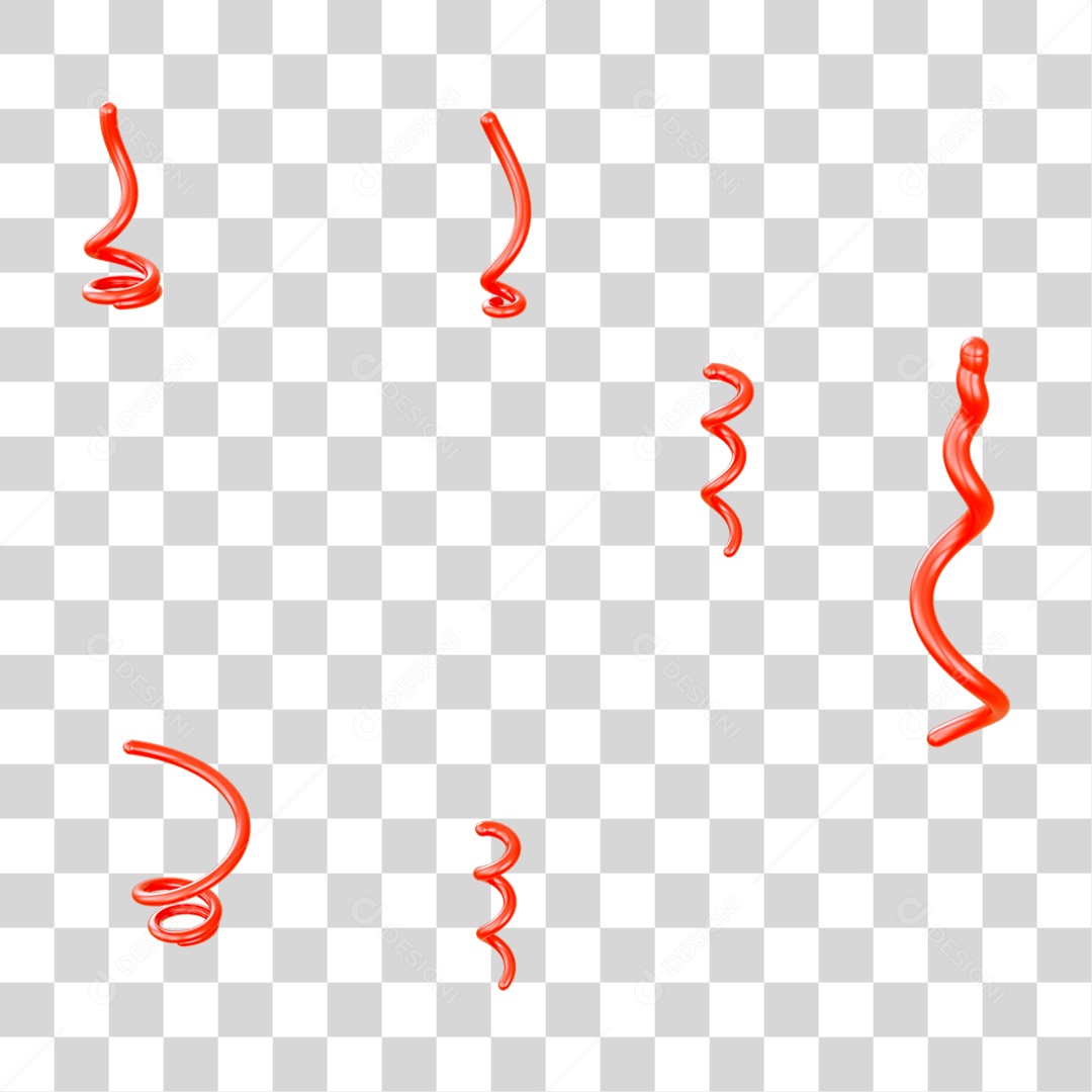 Fitas Enfeites Confetes Decorações Carnaval PNG Transparente