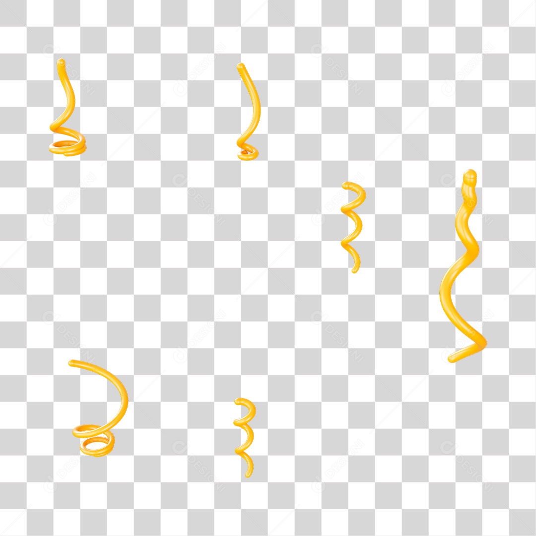 Fitas Enfeites Confetes Decorações Carnaval PNG Transparente