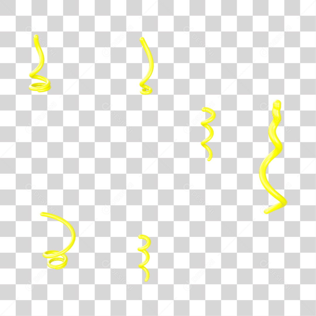 Fitas Enfeites Confetes Decorações Carnaval PNG Transparente