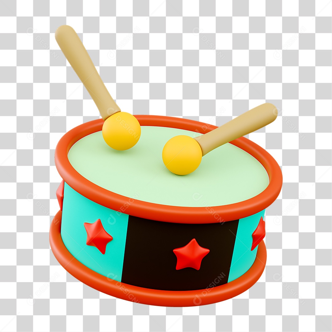 Tambor Musicas Carnaval PNG Transparente
