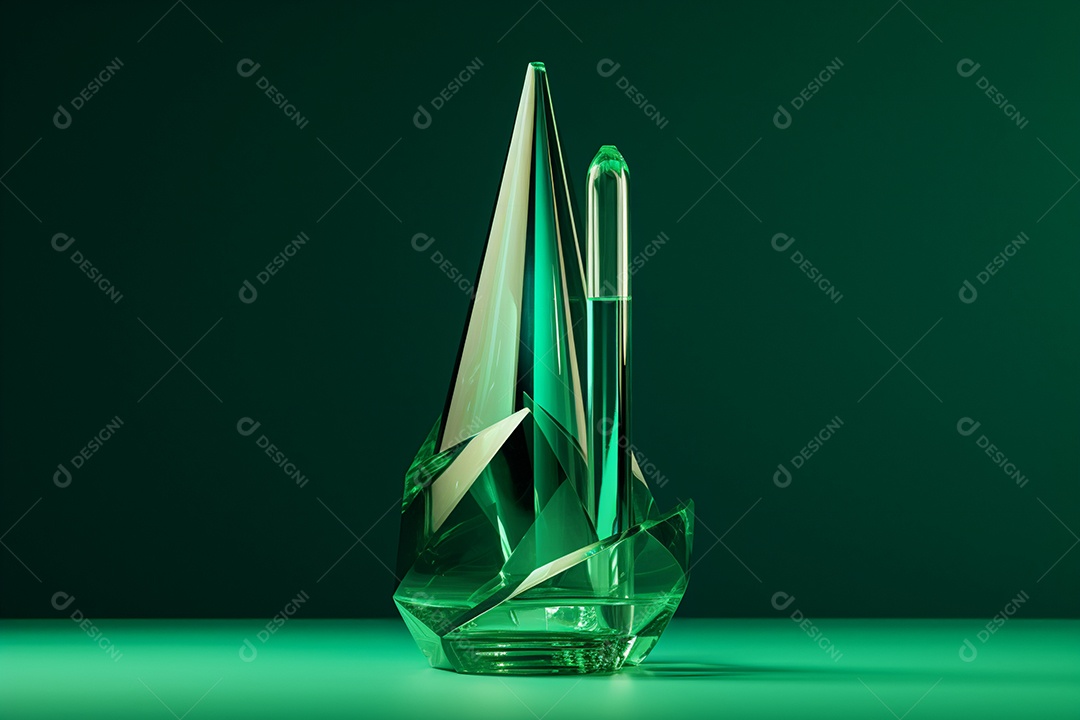 Background forma abstrata de vidro