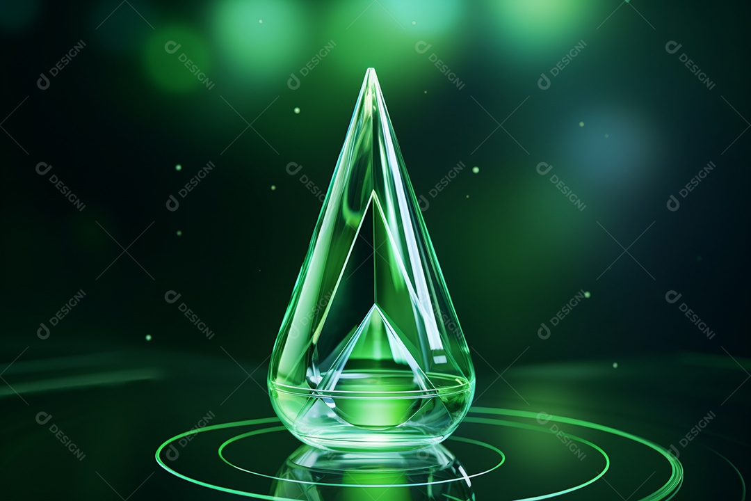 Background forma abstrata de vidro