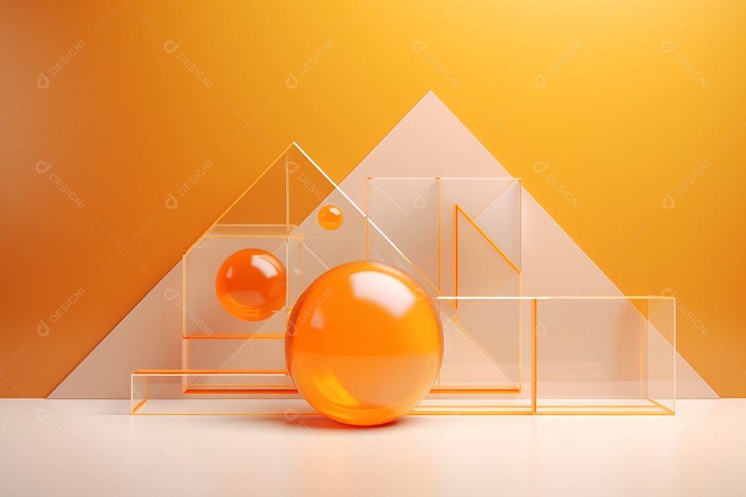 Background forma abstrata de vidro