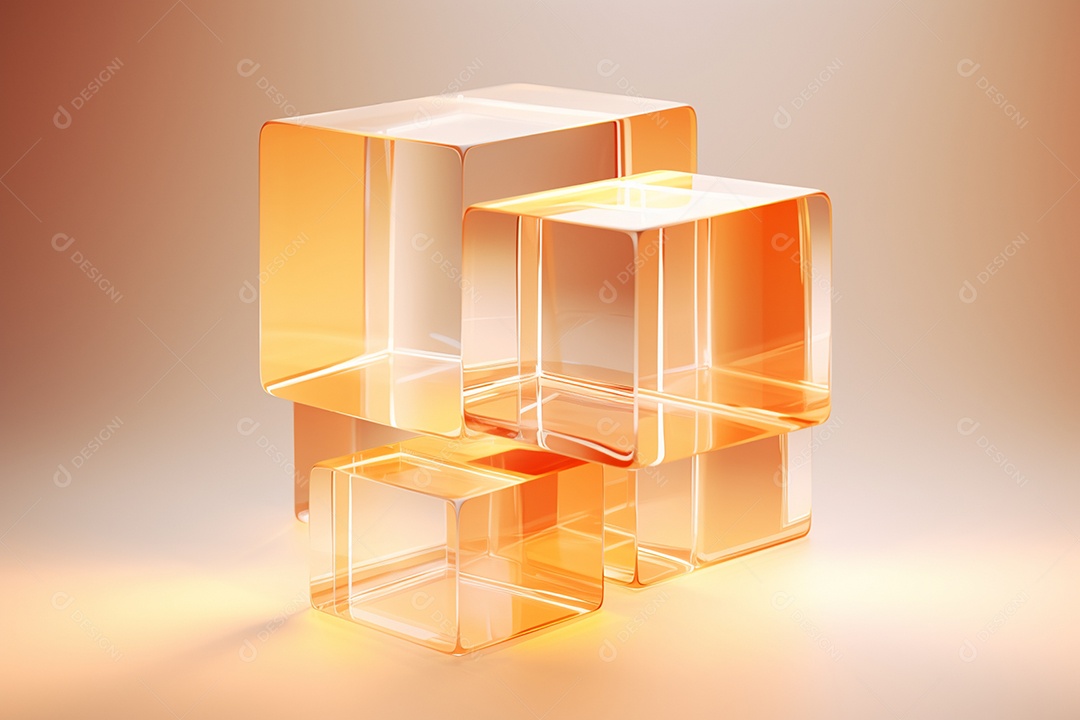 Background forma abstrata de vidro