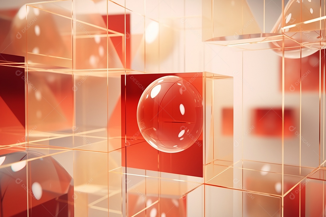 Background forma abstrata de vidro