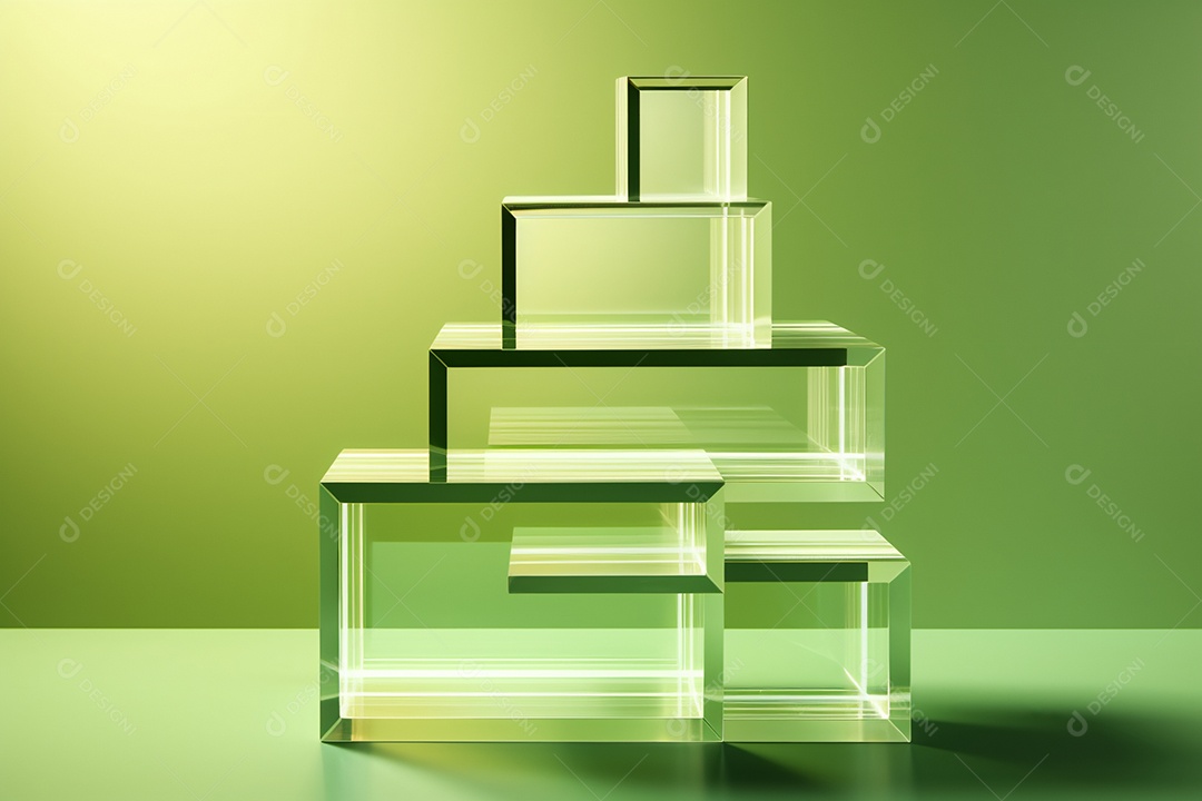 Background forma abstrata de vidro