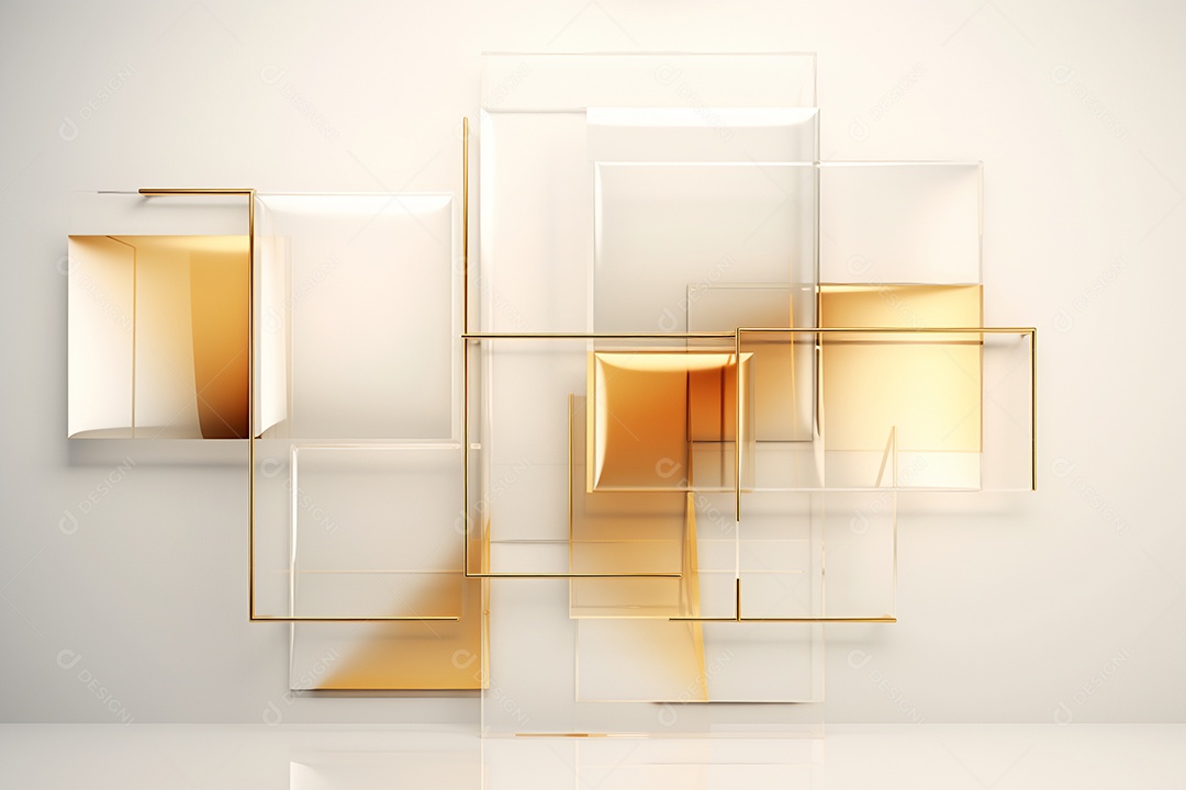 Background forma abstrata de vidro