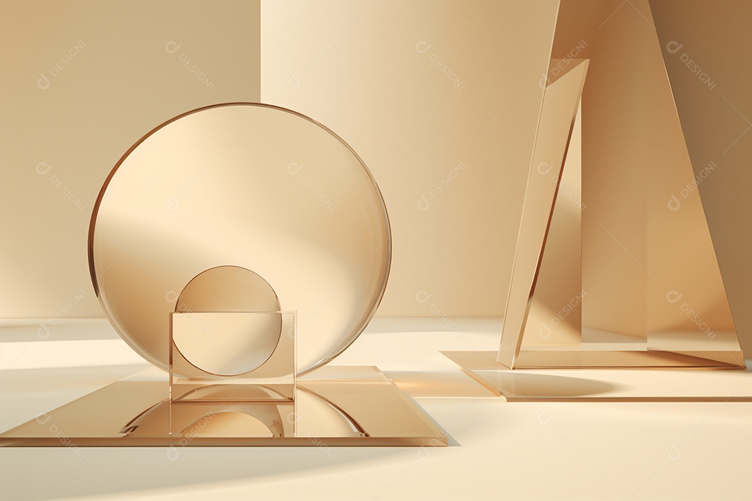 Background forma abstrata de vidro