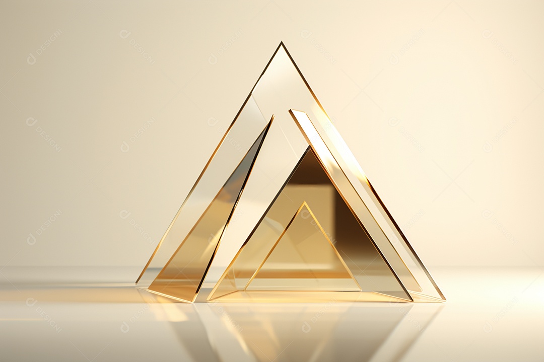 Background forma abstrata de vidro