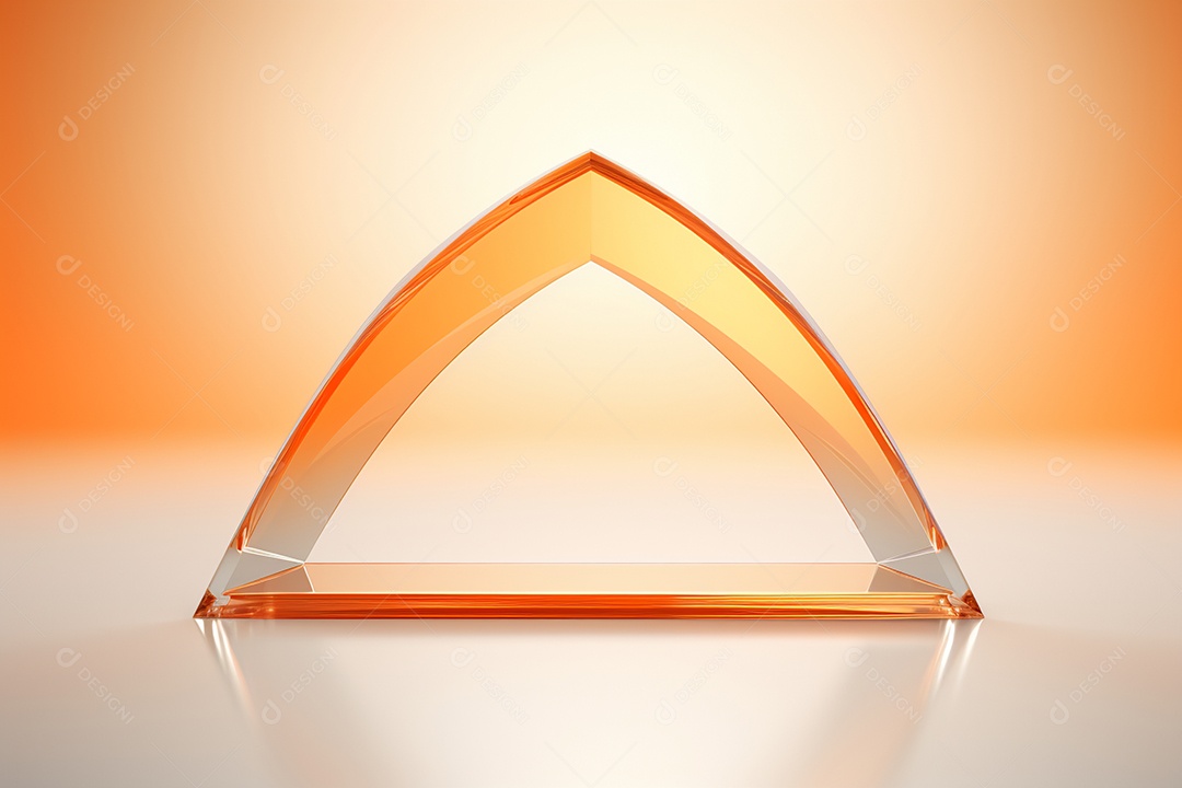 Background forma abstrata de vidro