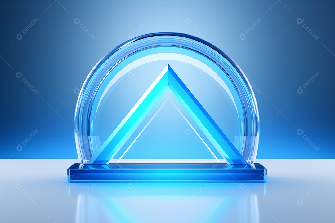 Background forma abstrata de vidro