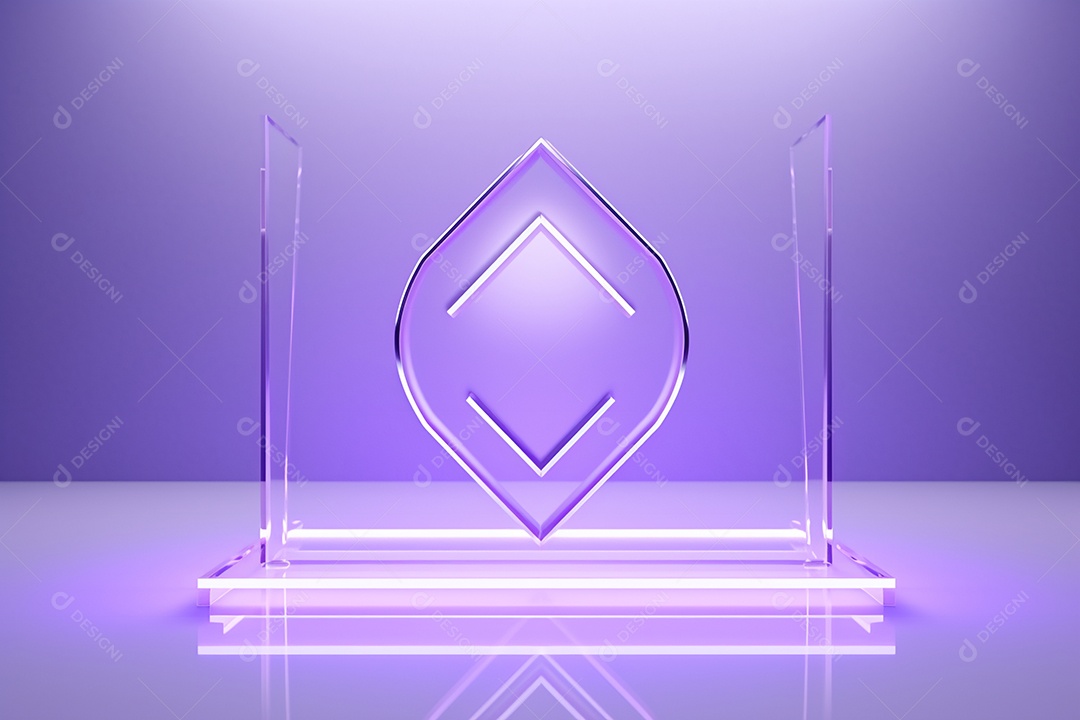 Background forma abstrata de vidro