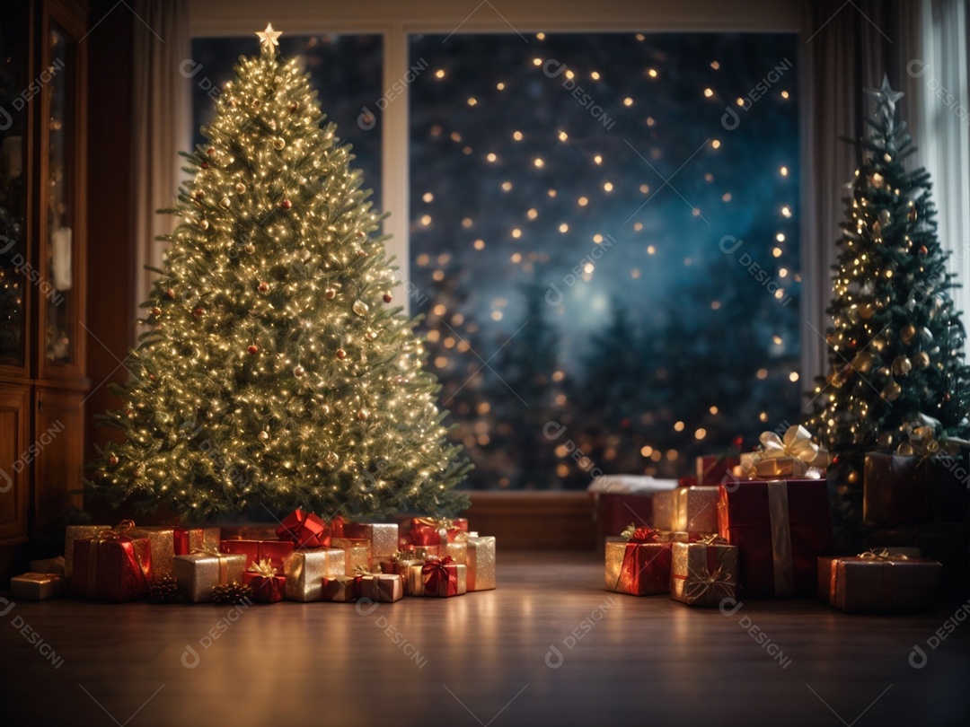 Background árvore de natal