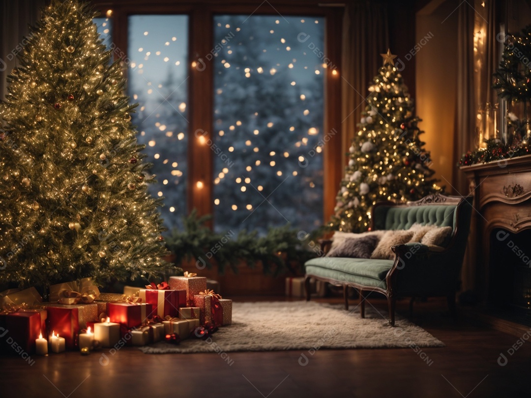 Background árvore de natal