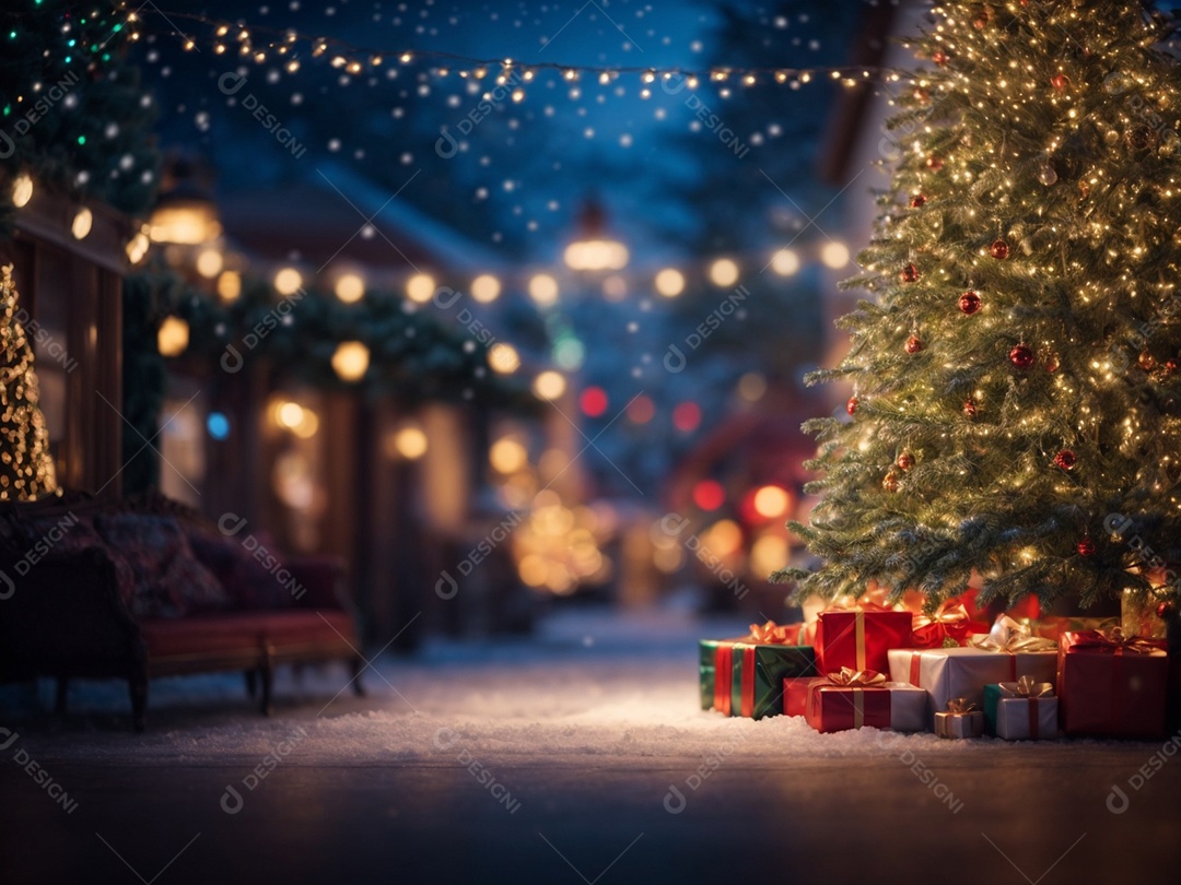 Background árvore de natal