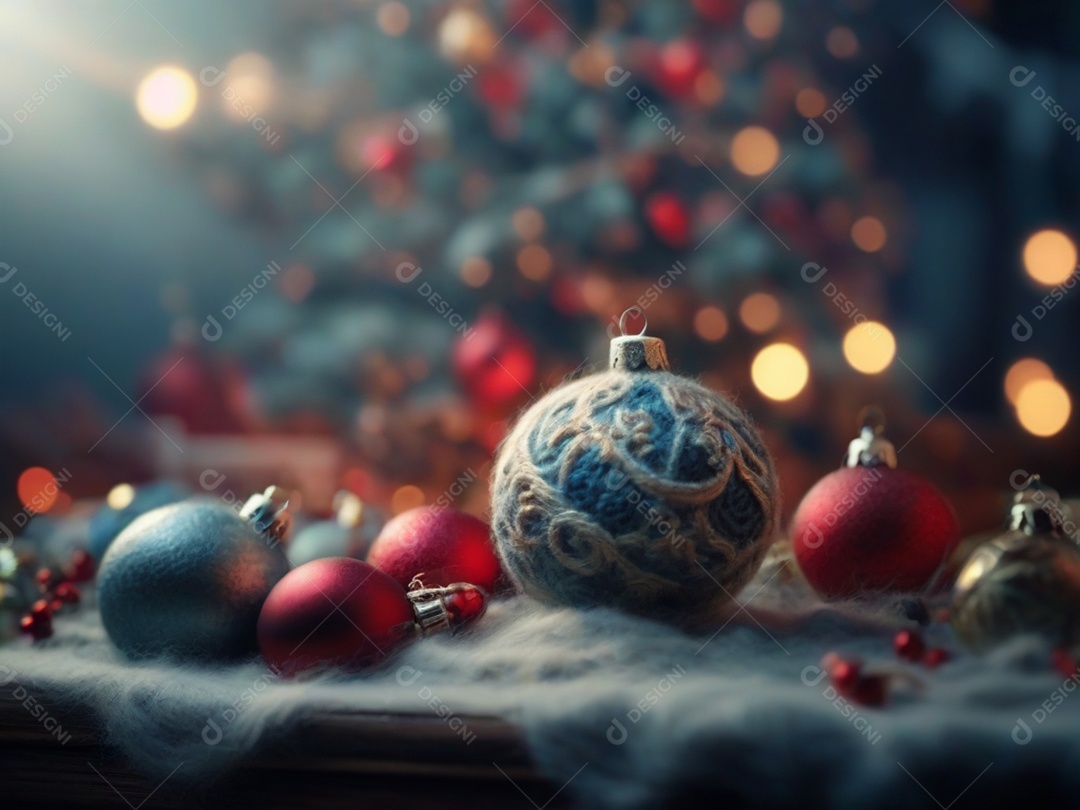 Background Enfeites de Natal