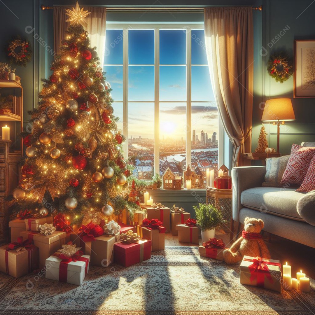 Linda árvore de natal