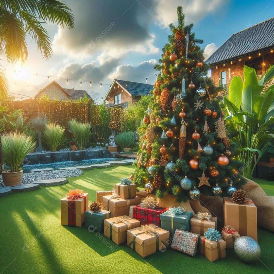 Linda árvore de natal