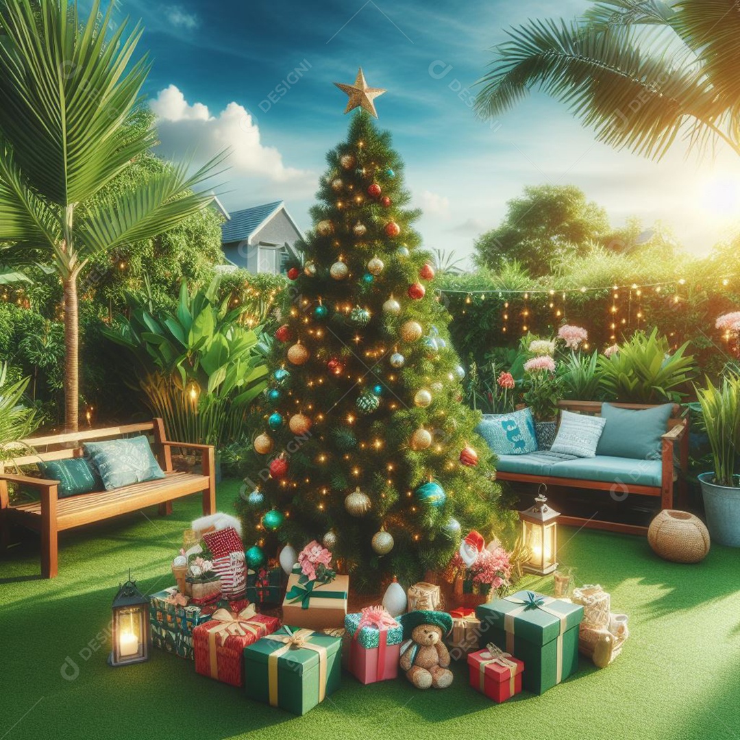 Linda árvore de natal