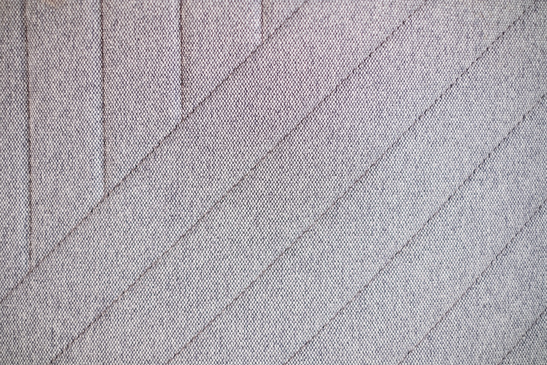 Tecido diagonal de textura de algodão natural