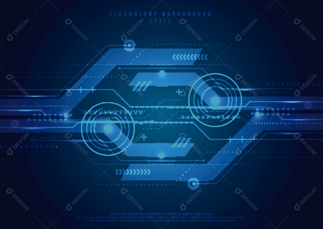 Background Futurista Ilustração Vetor EPS