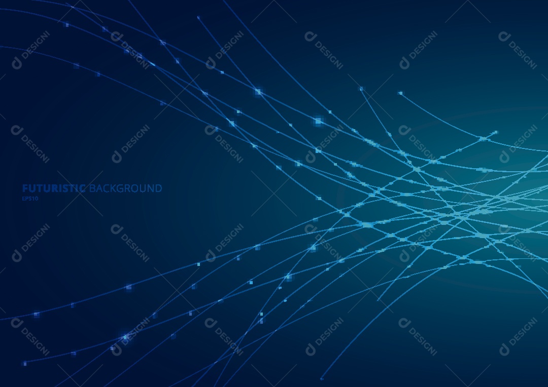 Background Tecnológico Ilustração Vetor EPS