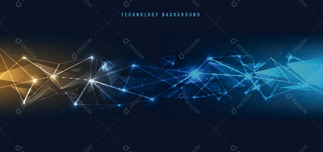 Background Tecnológico Ilustração Vetor EPS