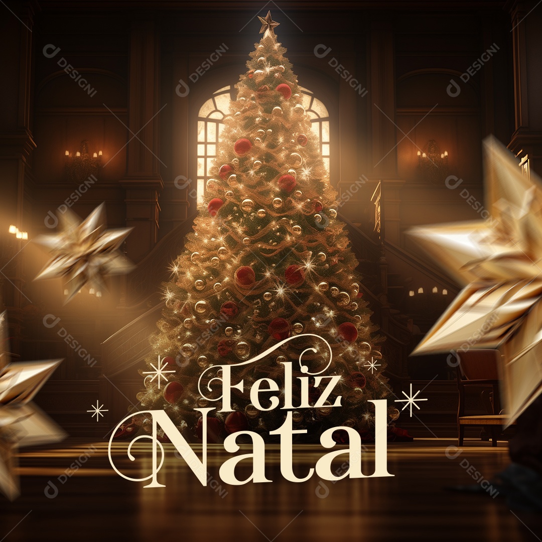 Feliz Natal Social Media PSD Editável