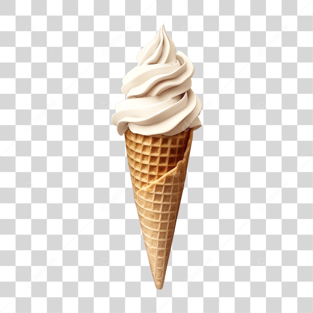 Transparent PNG Conn Ice Cream