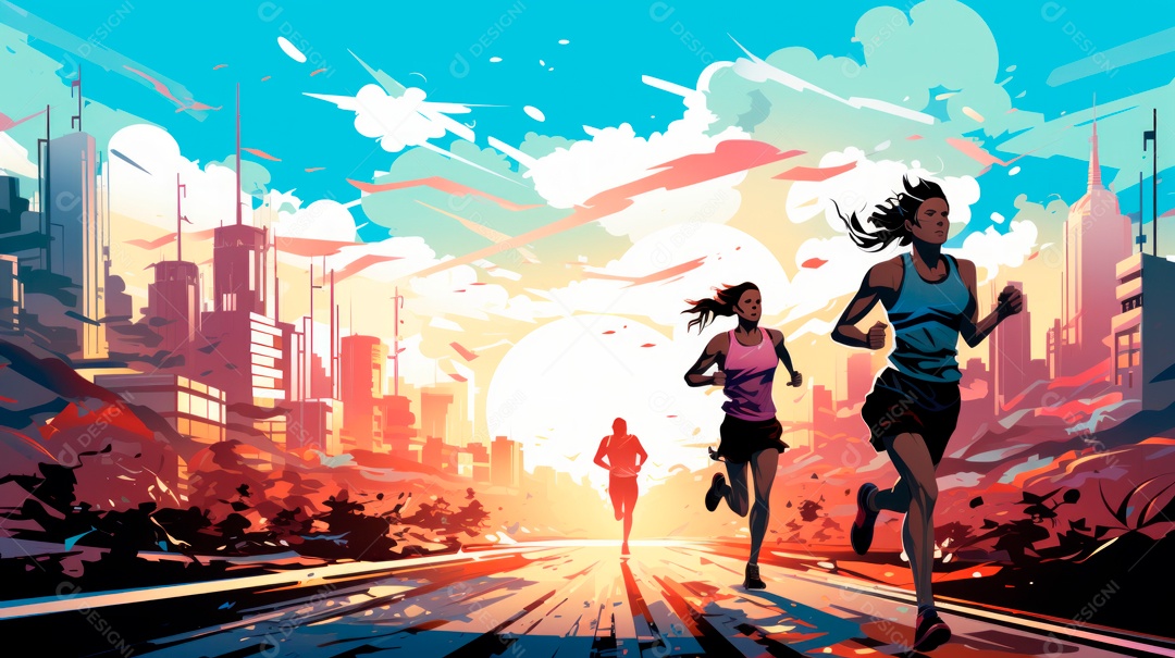 Dia mundial da corrida, 3 de junho IA generativa.