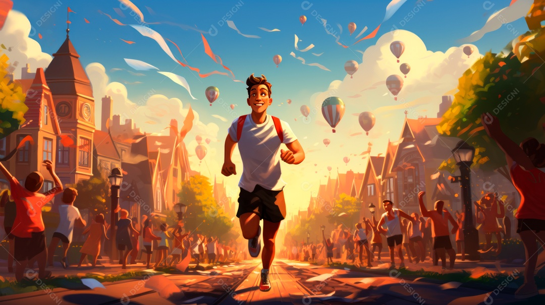 Dia mundial da corrida, 3 de junho IA generativa.