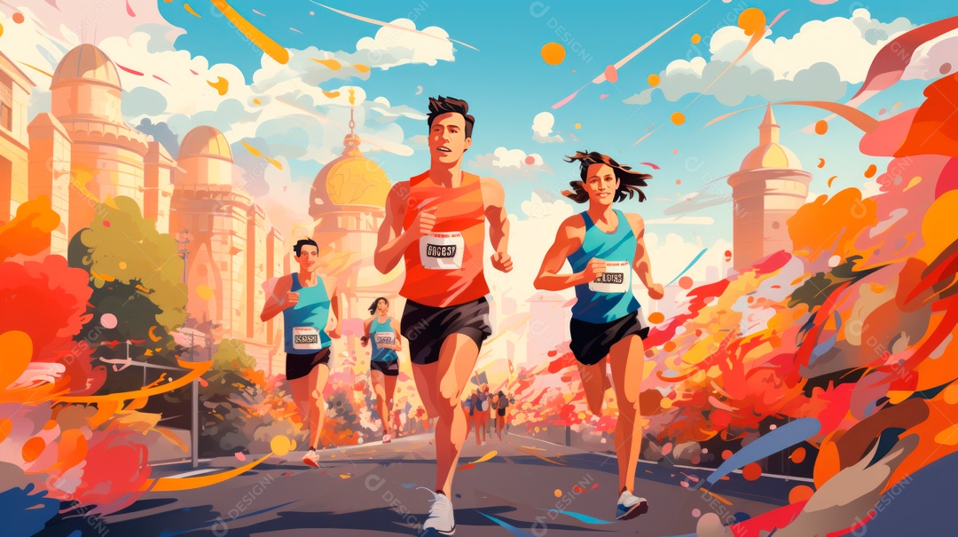 Dia mundial da corrida, 3 de junho IA generativa.