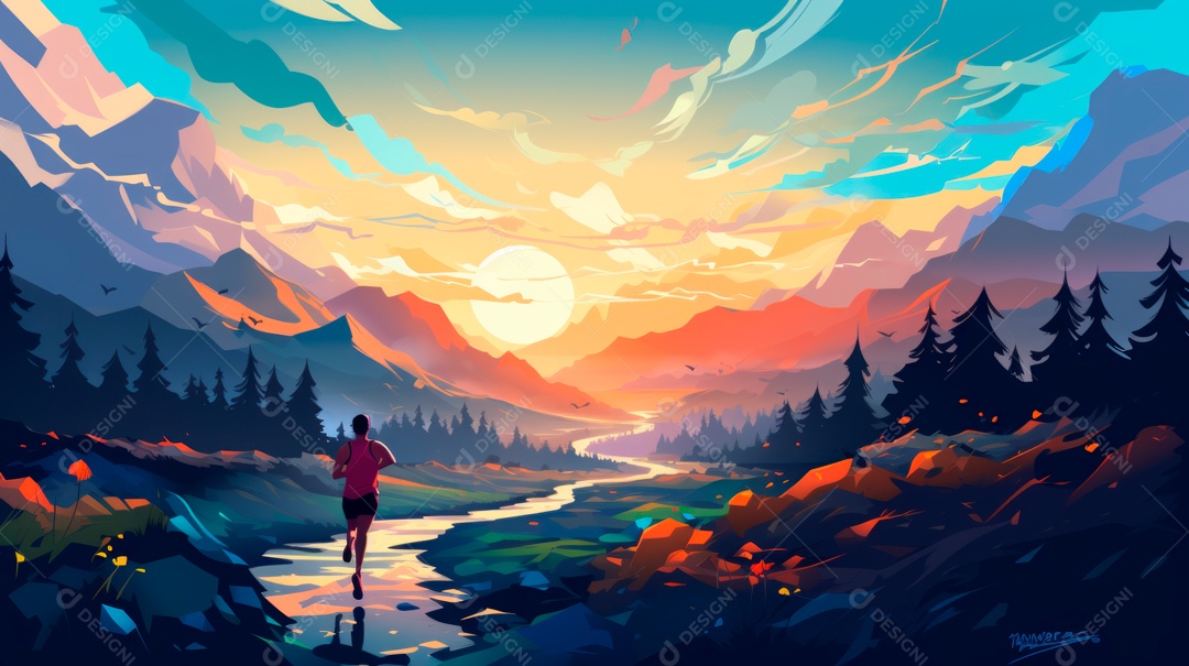 Dia mundial da corrida, 3 de junho IA generativa.