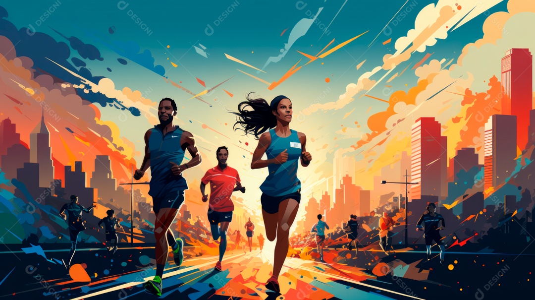 Dia mundial da corrida, 3 de junho IA generativa.