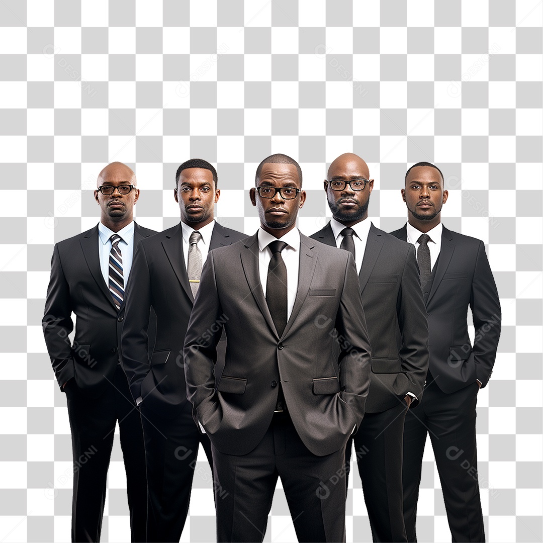 Homens Empresários de Terno PNG Transparente